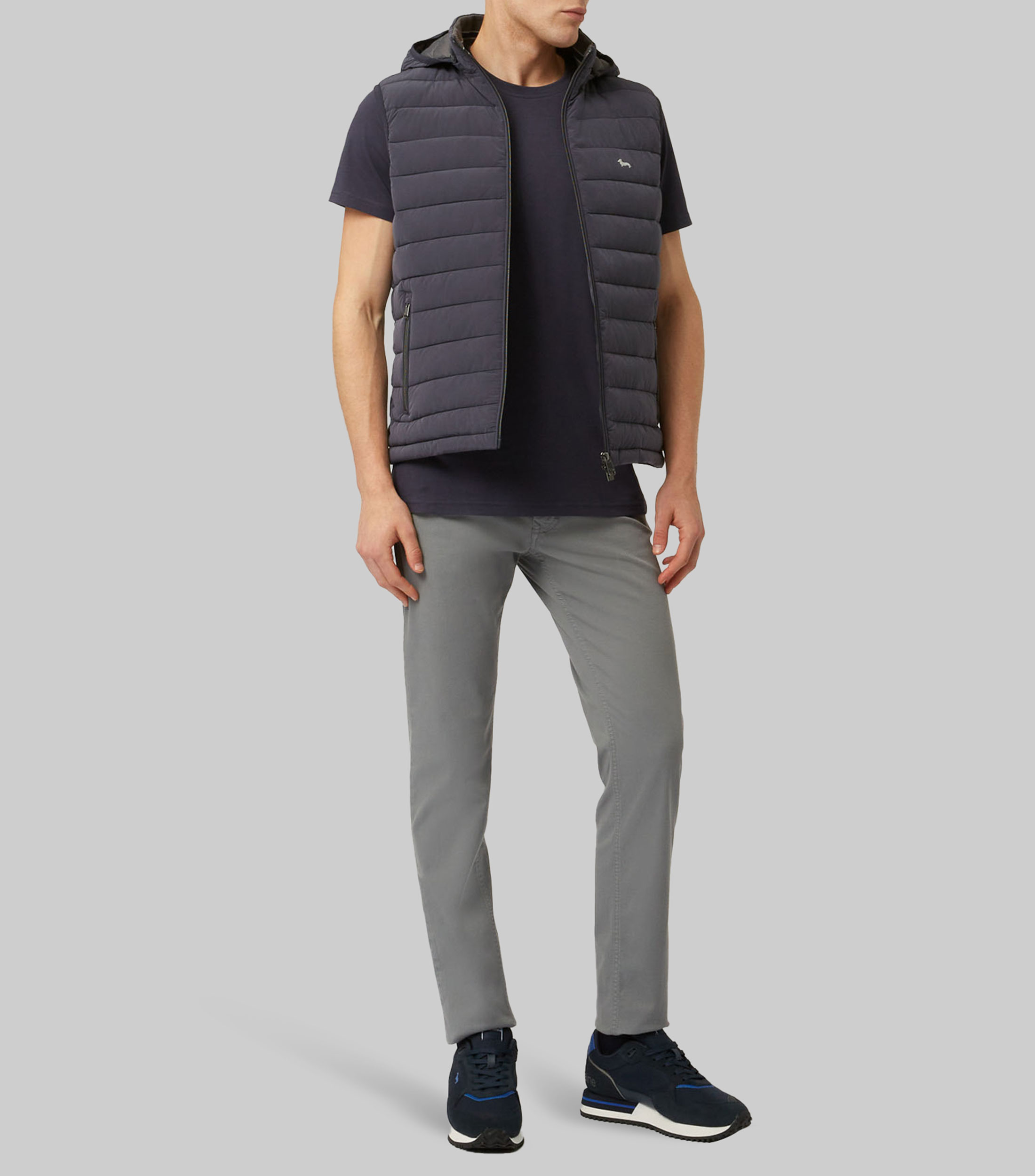 Chaleco Acolchado con Capucha Hombre